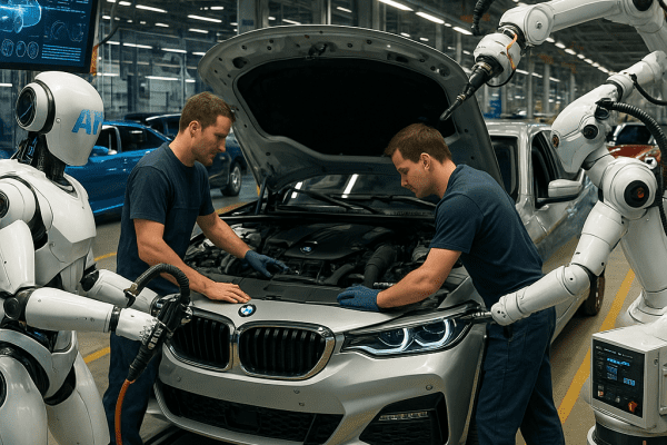 AI-агенты в производстве BMW: Как искусственный интеллект революционизирует конвейерные технологии и меняет мир автомобилей