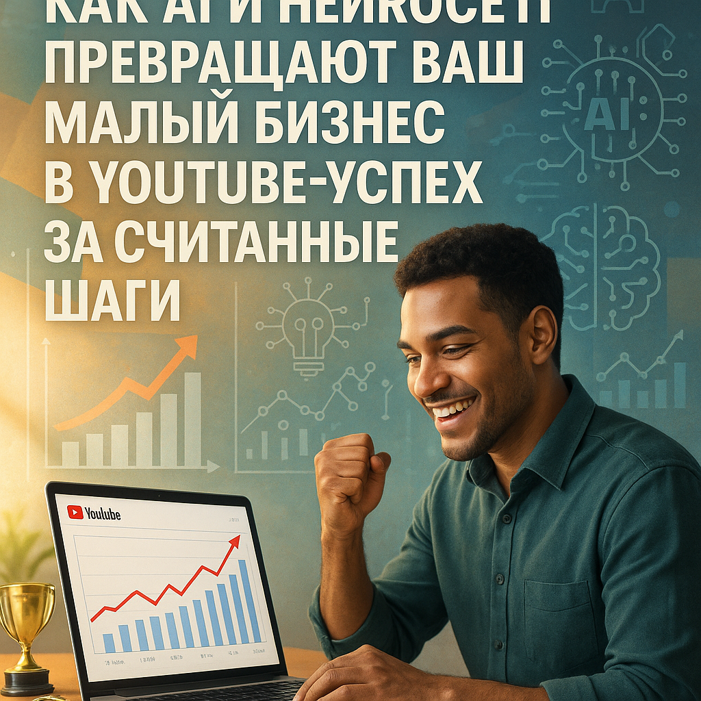 Как AI и нейросети превращают ваш малый бизнес в YouTube-успех за считанные шаги