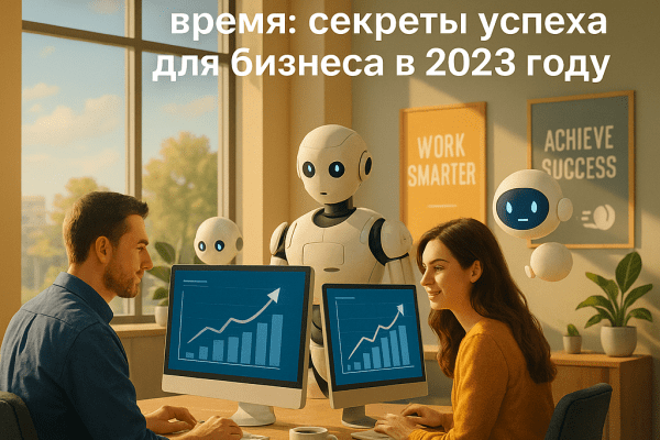 Как AI может удвоить вашу продуктивность и сэкономить время: секреты успеха для бизнеса в 2023 году