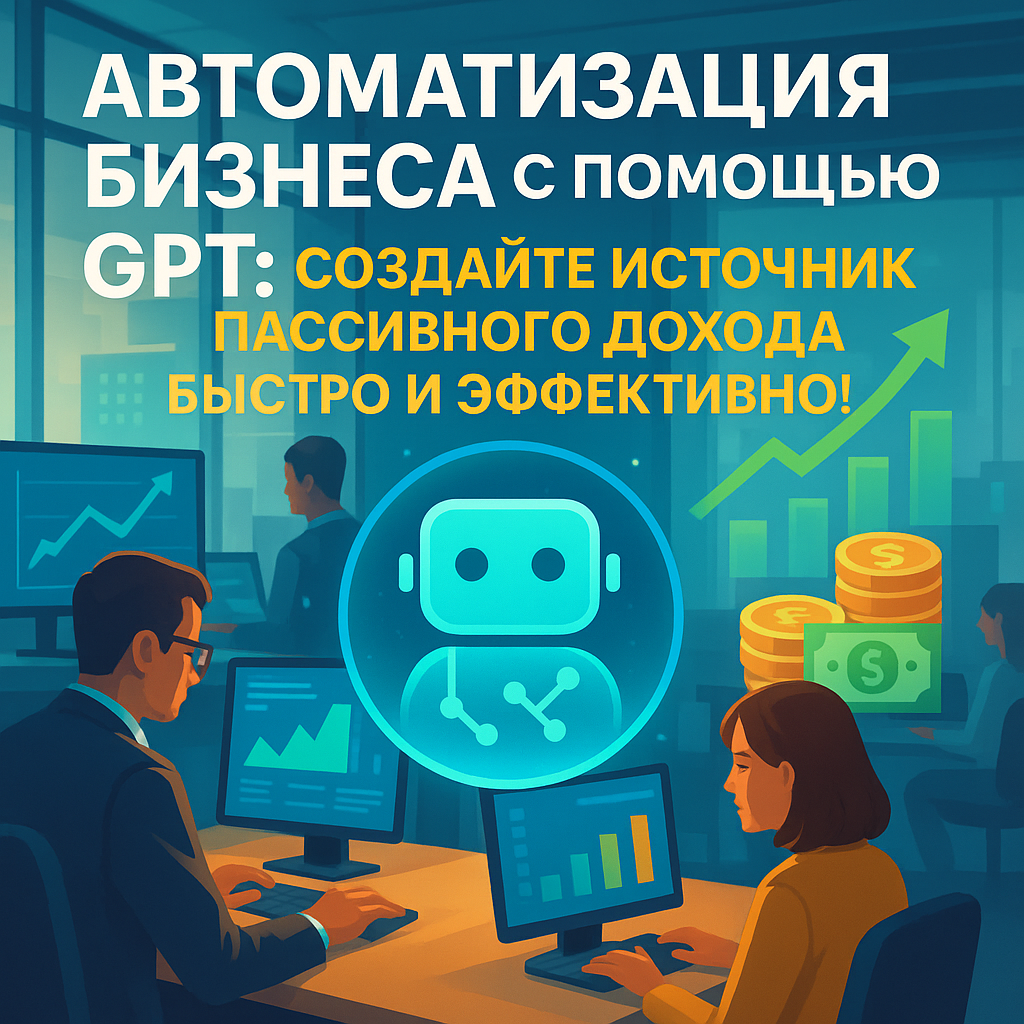Автоматизация бизнеса с помощью GPT: создайте источник пассивного дохода быстро и эффективно!