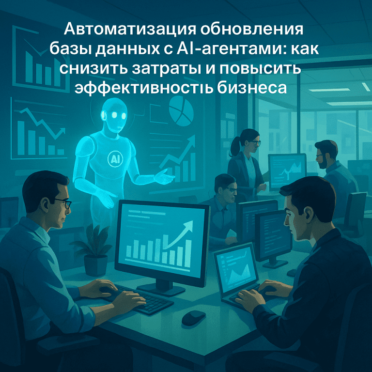 Автоматизация обновления базы данных с AI-агентами: как снизить затраты и повысить эффективность бизнеса