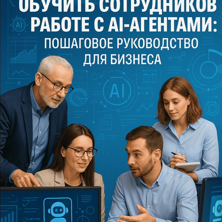 Как успешно обучить сотрудников работе с AI-агентами: пошаговое руководство для бизнеса