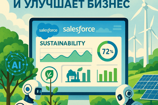 Salesforce и эко-революция: как AI становится зелёным и улучшает бизнес?