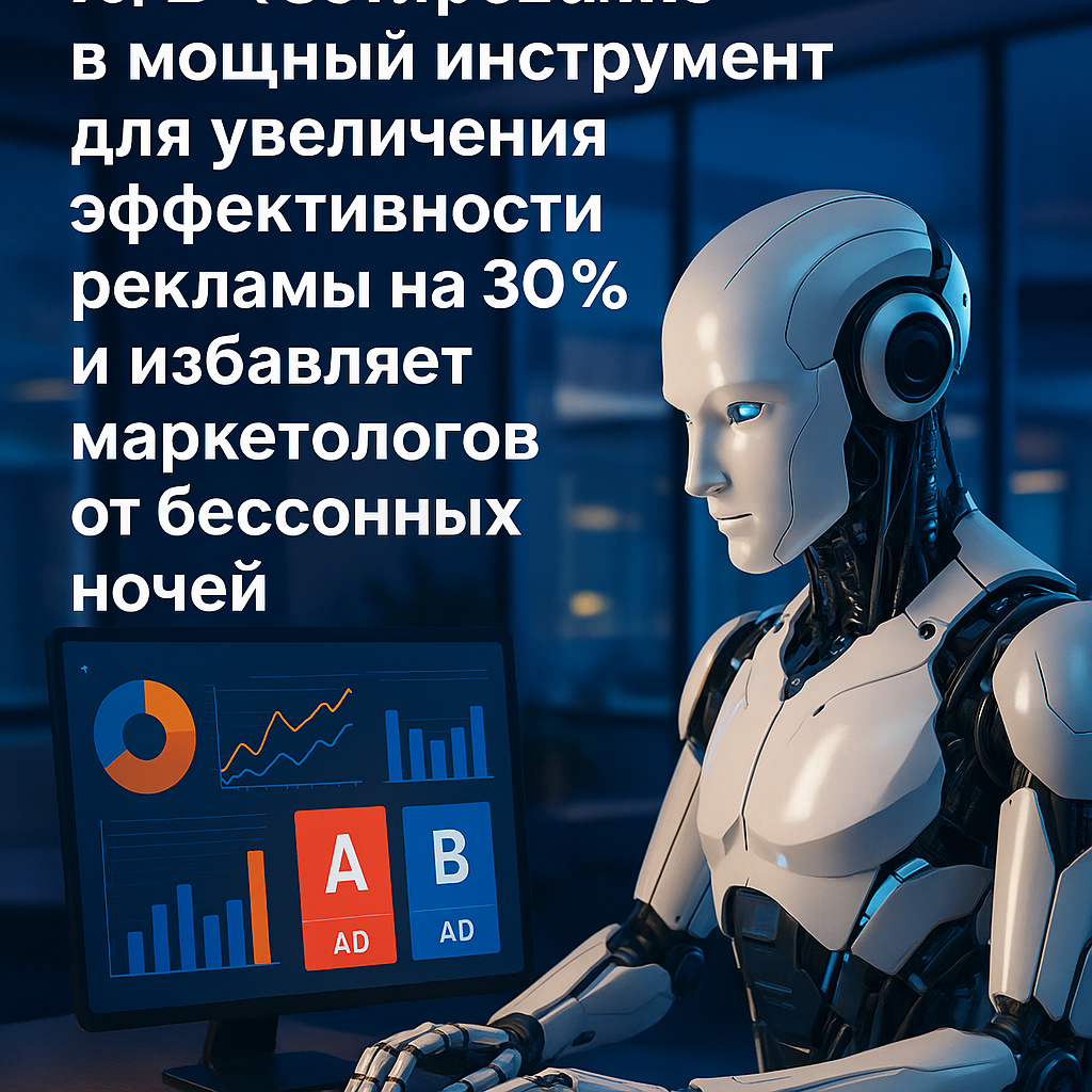 Как AI‑агент превращает A/B-тестирование в мощный инструмент для увеличения эффективности рекламы на 30% и избавляет маркетологов от бессонных ночей