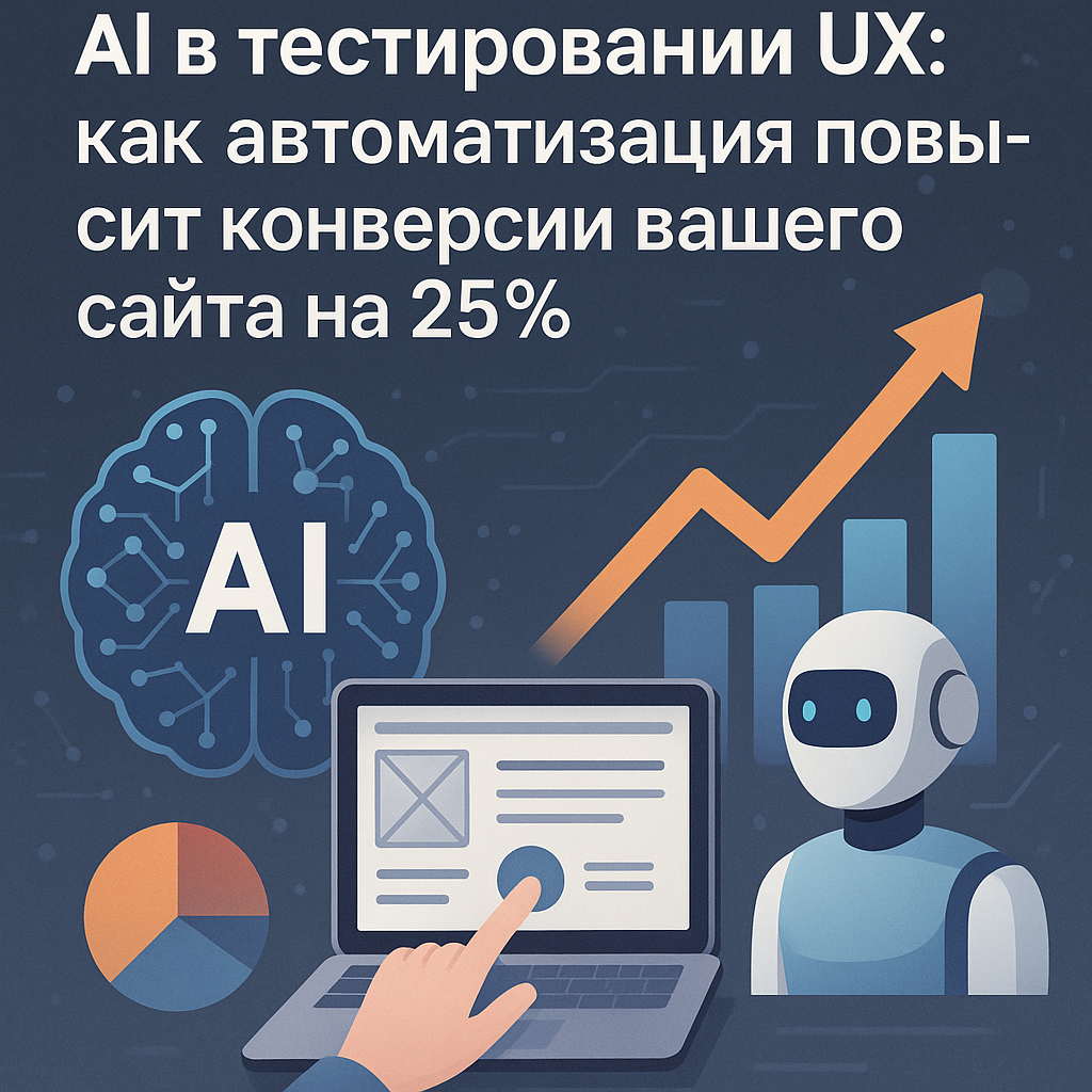 AI в тестировании UX: как автоматизация повысит конверсии вашего сайта на 25%