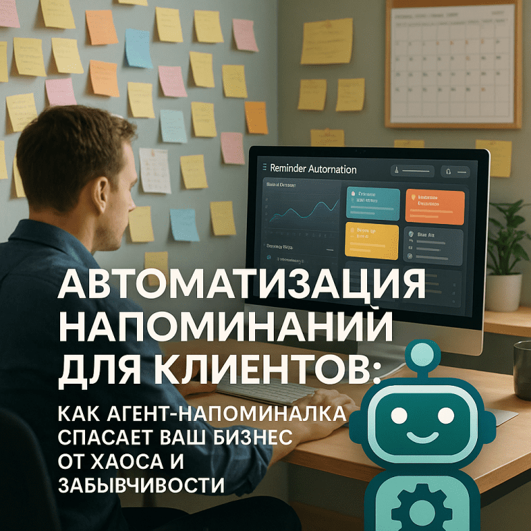 Автоматизация напоминаний для клиентов: как агент-напоминалка спасает ваш бизнес от хаоса и забывчивости