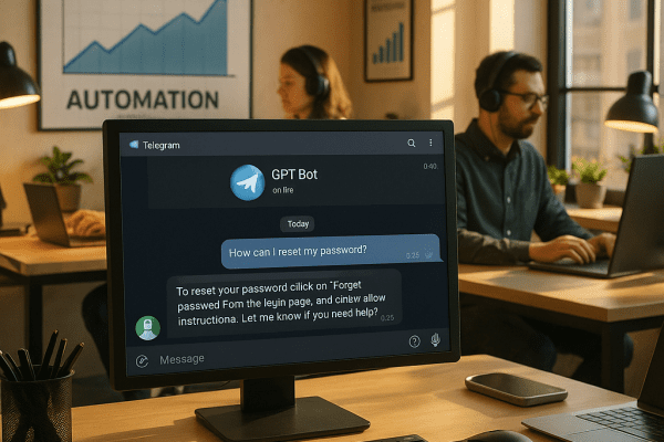 Автоматизация техподдержки: как внедрить GPT-бота в Telegram и повысить эффективность сервиса