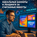 Автоматизация маркетинга: как нейросети генерируют идеальные баннеры и лендинги за считанные минуты