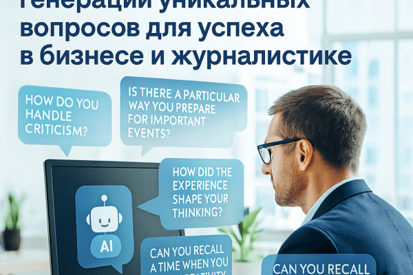 Как GPT-агент-исследователь трансформирует подход к интервью: секреты генерации уникальных вопросов для успеха в бизнесе и журналистике