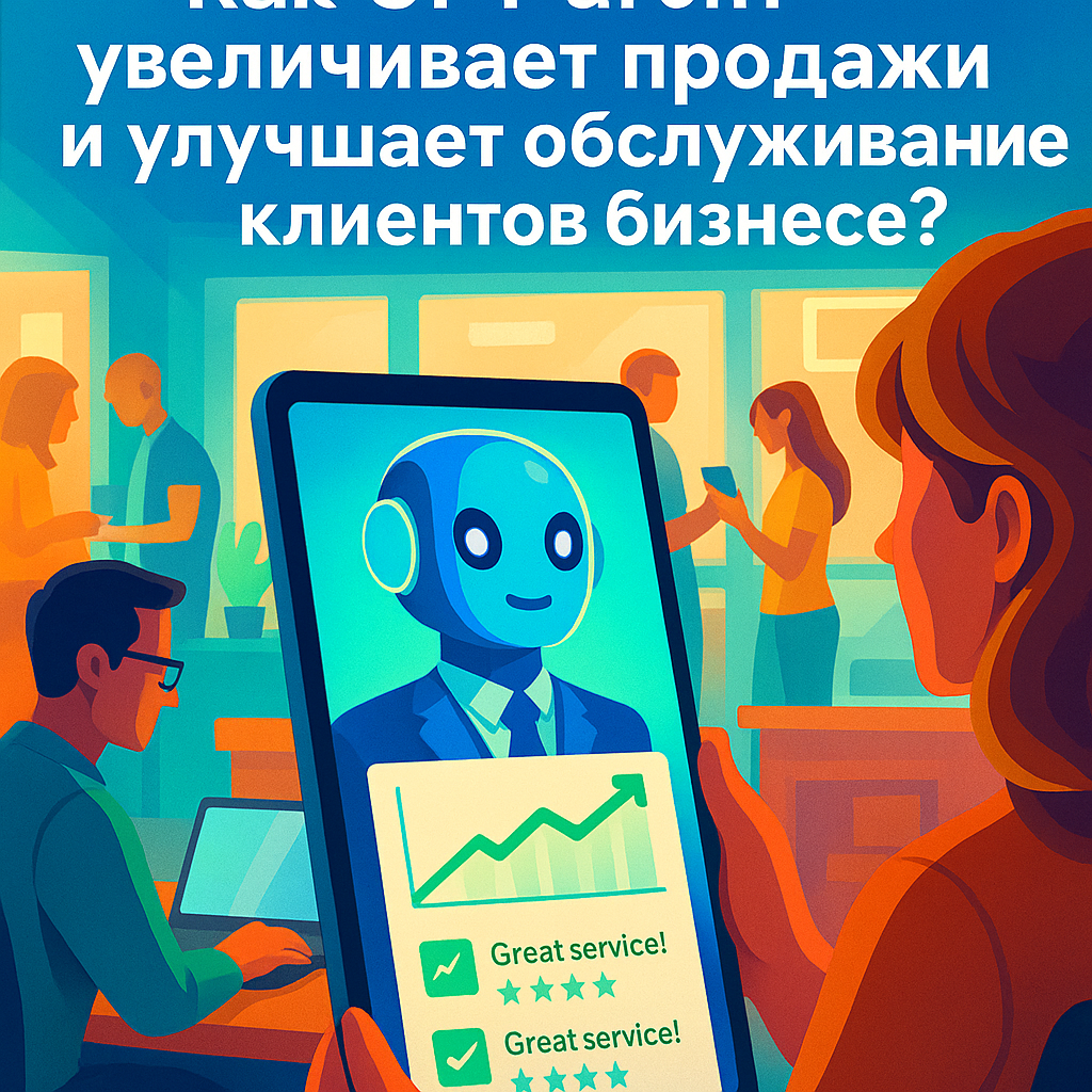 Как GPT-агент увеличивает продажи и улучшает обслуживание клиентов в вашем бизнесе?
