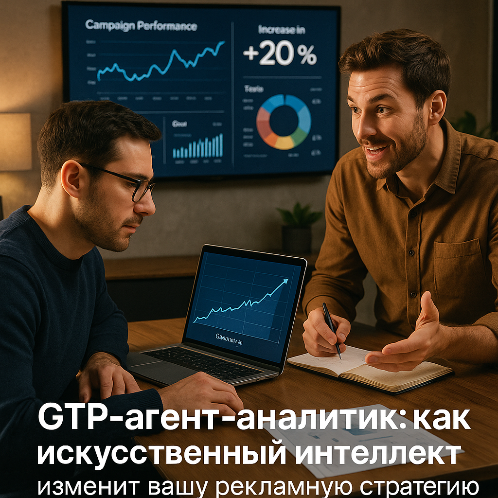 GTP-агент-аналитик: как искусственный интеллект изменит вашу рекламную стратегию и повысит конверсии на 20%