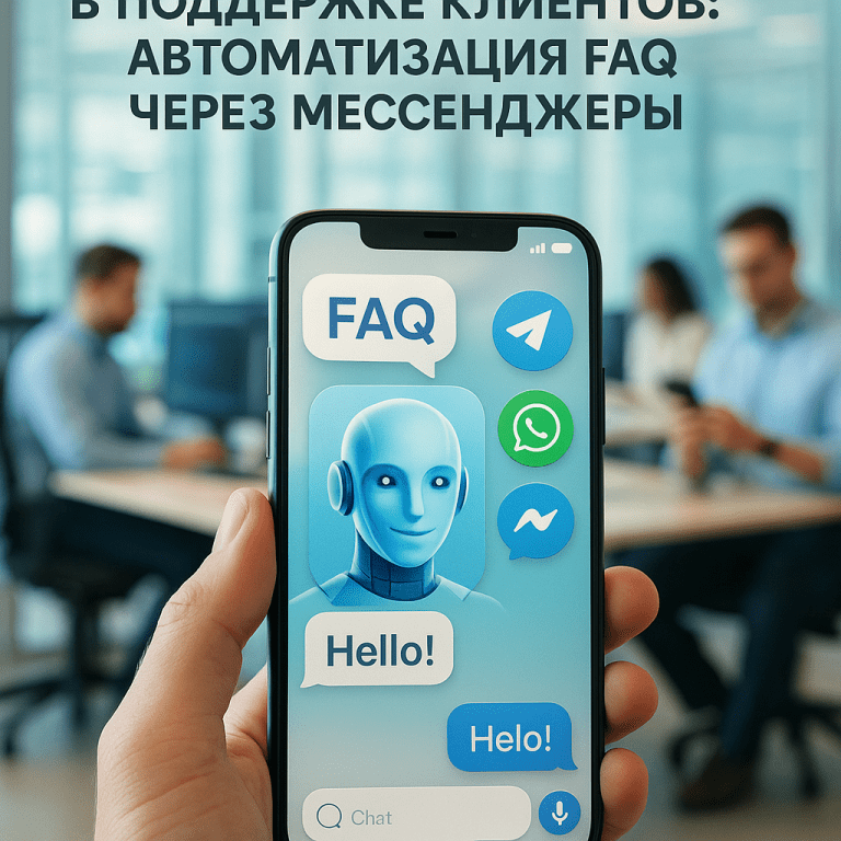 Как GPT-агенты меняют правила игры в поддержке клиентов: автоматизация FAQ через мессенджеры