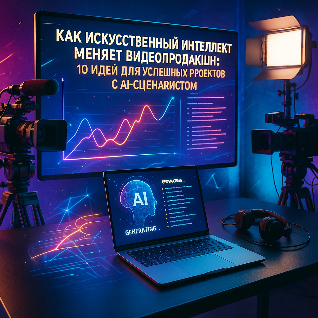 Как искусственный интеллект меняет видеопroduction: 10 идей для успешных проектов с AI-сценаристом