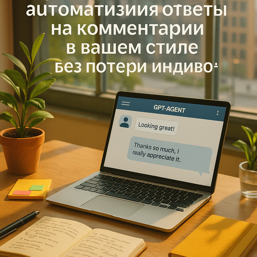 Создайте своего уникального GPT-агента: автоматизация ответов на комментарии в вашем стиле без потери индивидуальности!
