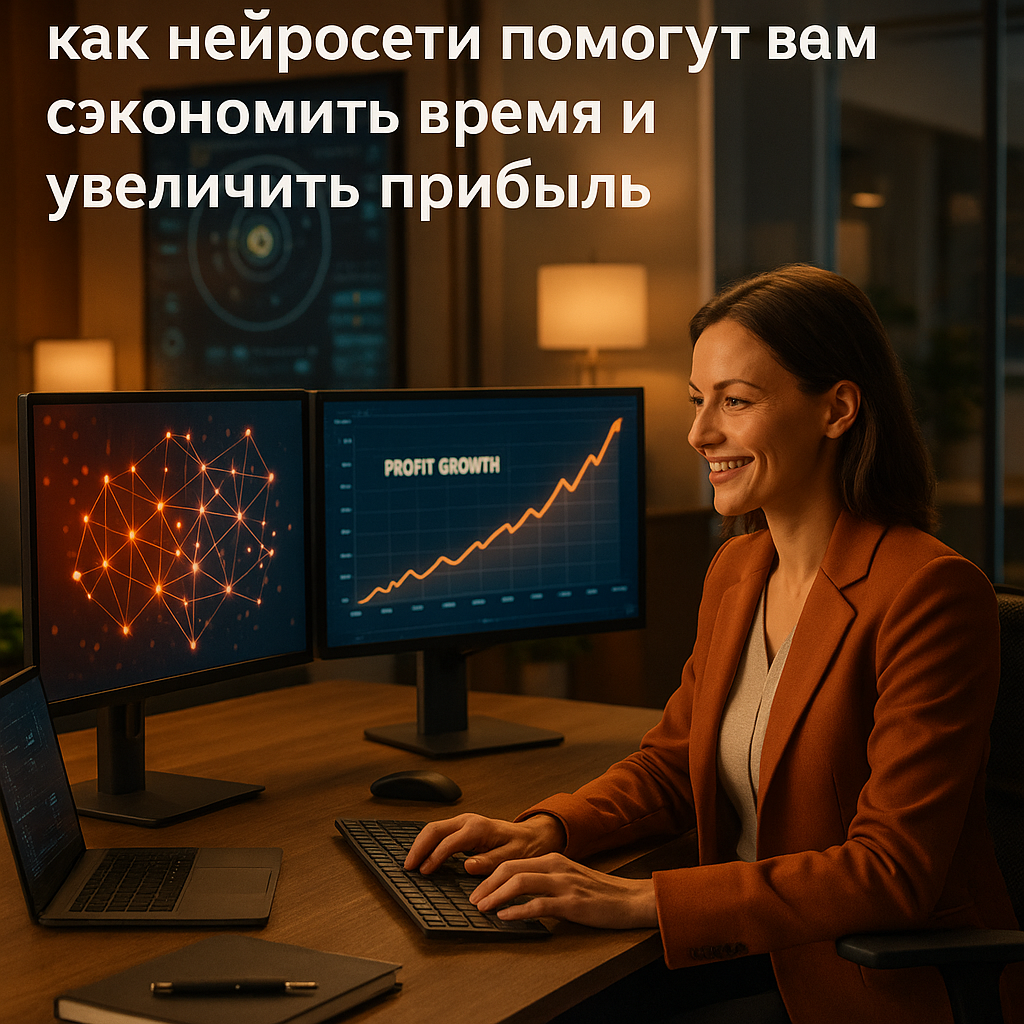 Автоматизация бизнеса: как нейросети помогут вам сэкономить время и увеличить прибыль