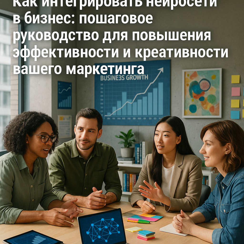 Как интегрировать нейросети в бизнес: пошаговое руководство для повышения эффективности и креативности вашего маркетинга