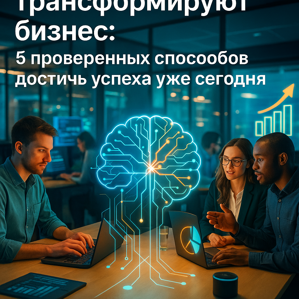 Как нейросети трансформируют бизнес: 5 проверенных способов достичь успеха уже сегодня