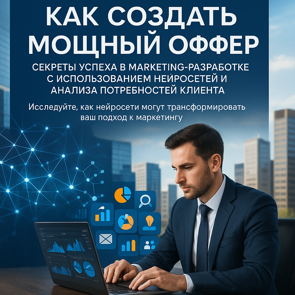 Как создать мощный оффер: секреты успеха в marketing-разработке с использованием нейросетей и анализа потребностей клиента