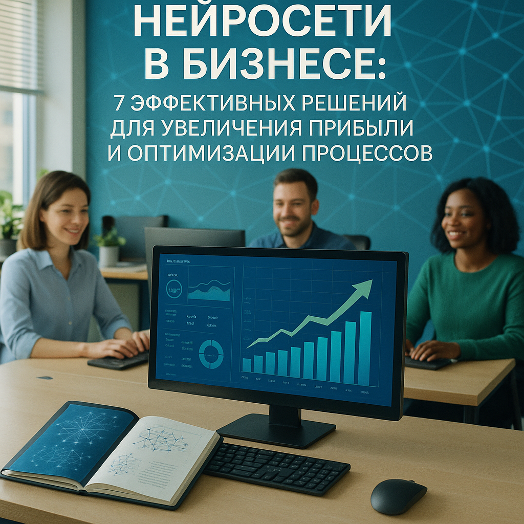 Нейросети в бизнесе: 7 эффективных решений для увеличения прибыли и оптимизации процессов