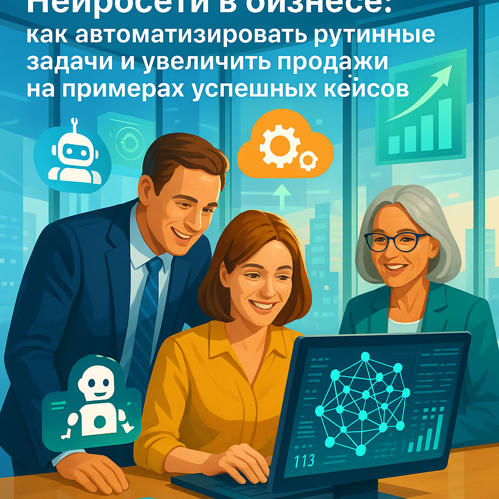 Нейросети в бизнесе: как автоматизировать рутинные задачи и увеличить продажи на примерах успешных кейсов