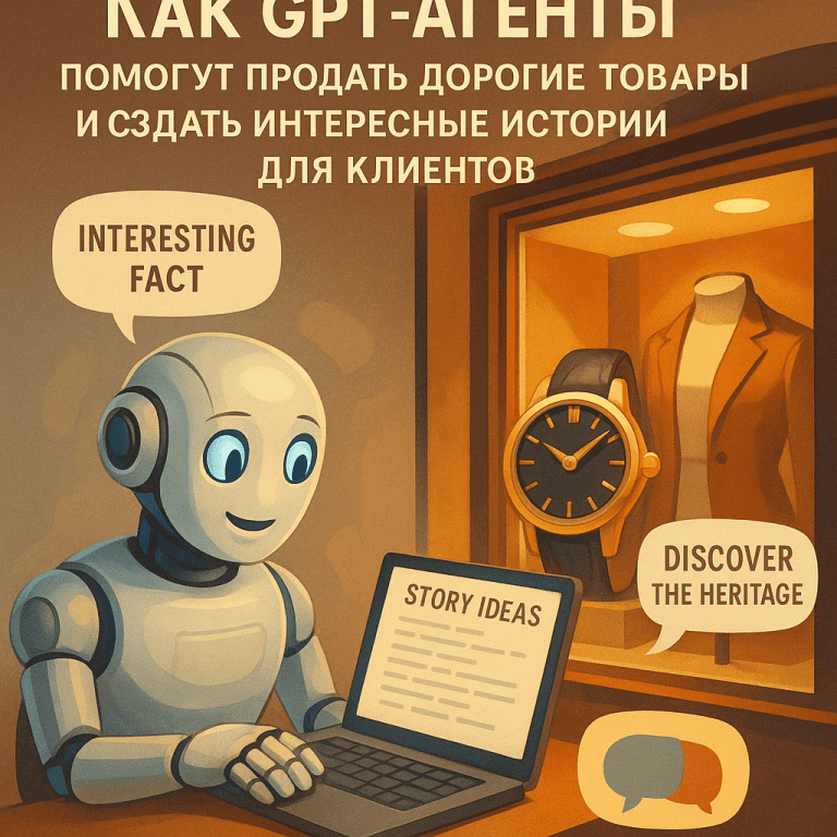 Секреты успешного сторителлинга: как GPT‑агенты помогут продать дорогие товары и создать интересные истории для клиентов