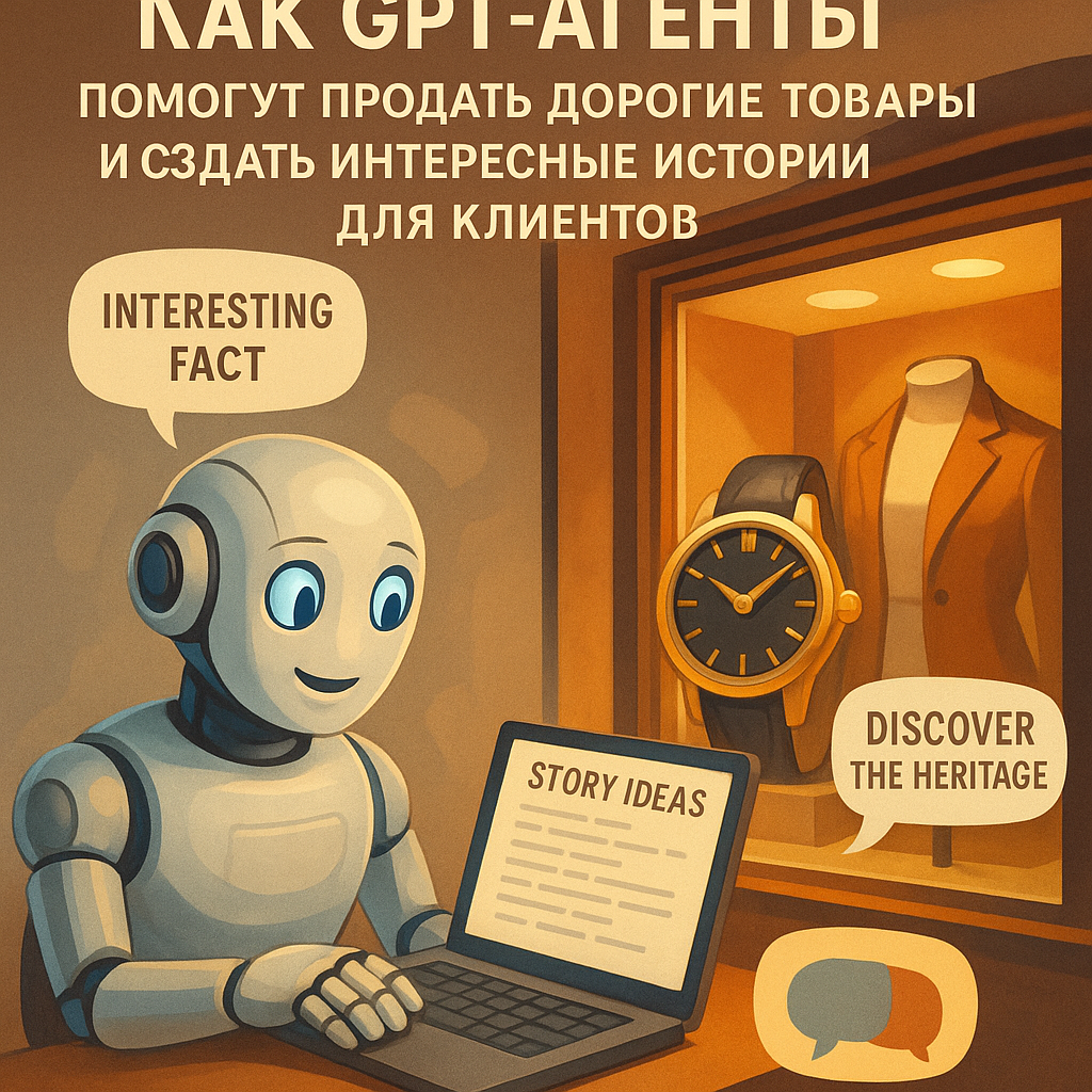 Секреты успешного сторителлинга: как GPT‑агенты помогут продать дорогие товары и создать интересные истории для клиентов
