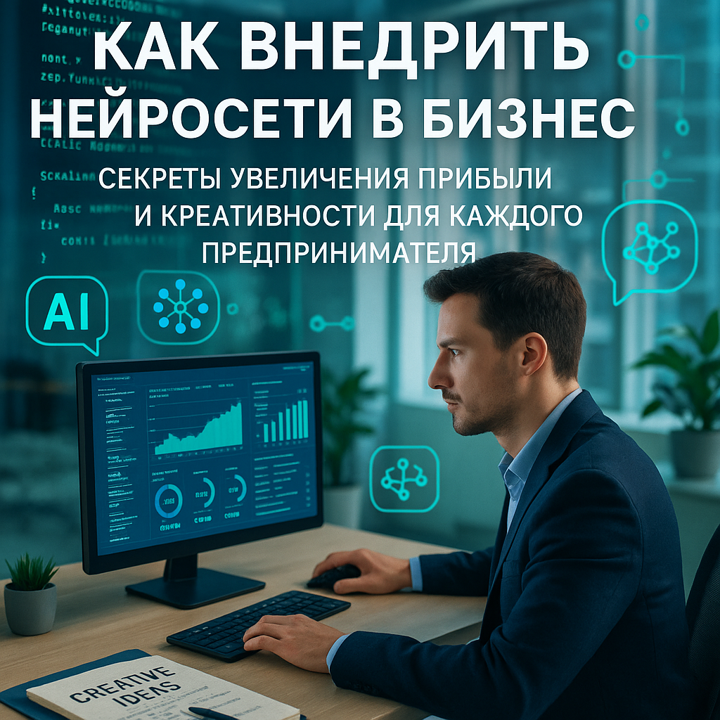 Как внедрить нейросети в бизнес: секреты увеличения прибыли и креативности для каждого предпринимателя