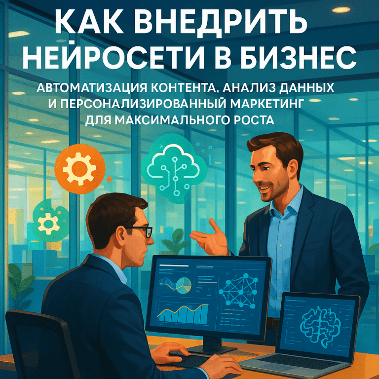 Как внедрить нейросети в бизнес: автоматизация контента, анализ данных и персонализированный маркетинг для максимального роста