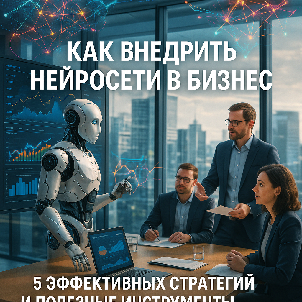 Как внедрить нейросети в бизнес: 5 эффективных стратегий и полезные инструменты для маркетинга