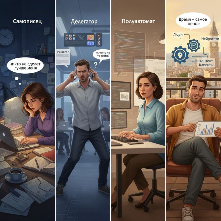 4 типа предпринимателей: узнай, к какому из них ты принадлежишь и как выбраться из контентного болота!