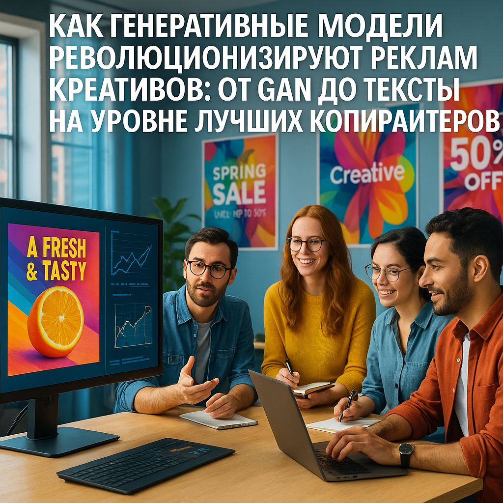 Как генеративные модели революционизируют создание рекламных креативов: от GAN до текстов на уровне лучших копирайтеров
