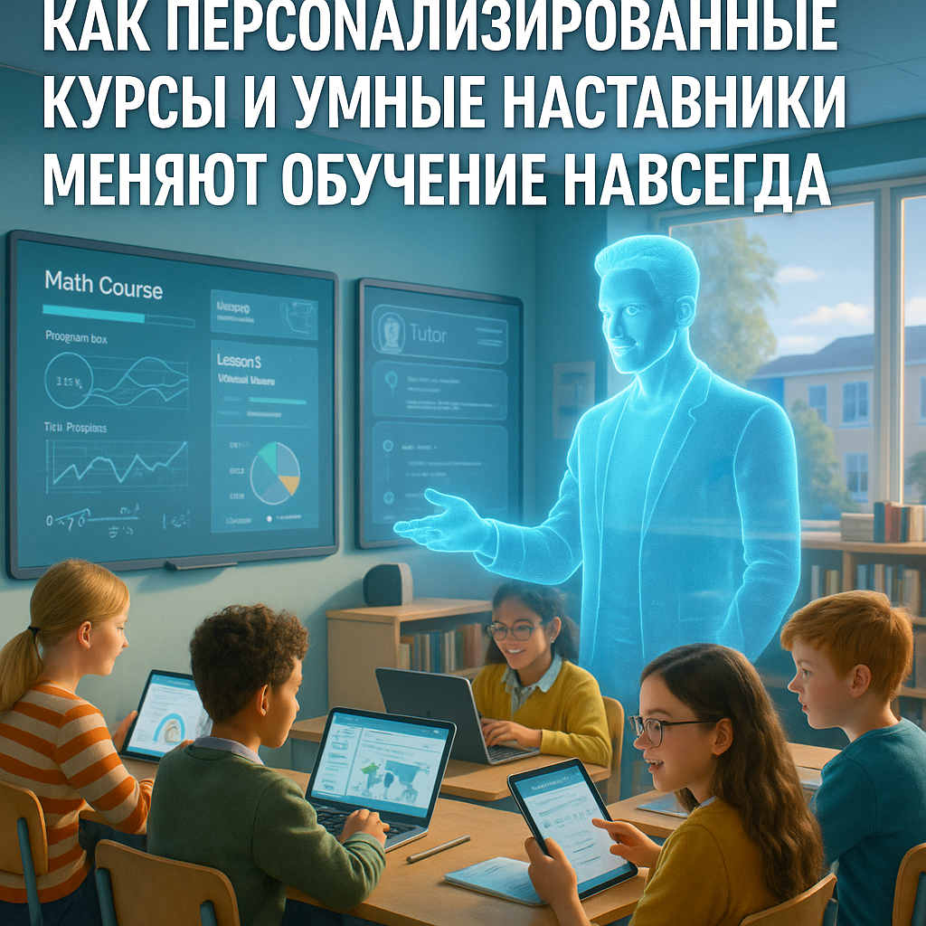 ИИ в образовании: как персонализированные курсы и умные наставники меняют обучение навсегда