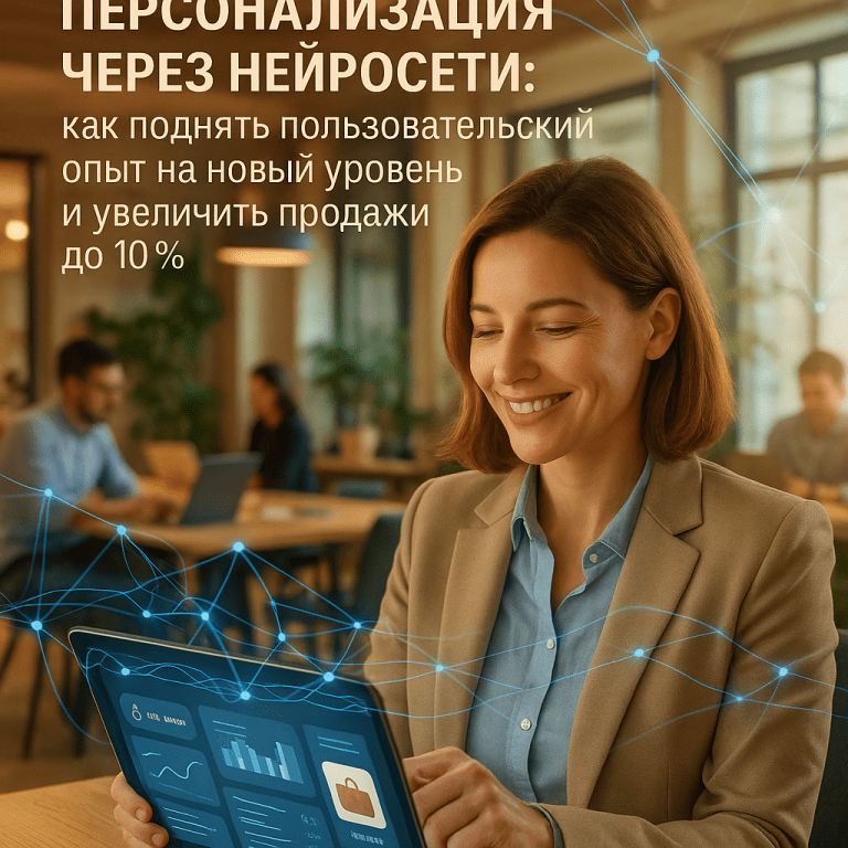 Персонализация через нейросети: как поднять пользовательский опыт на новый уровень и увеличить продажи до 10%