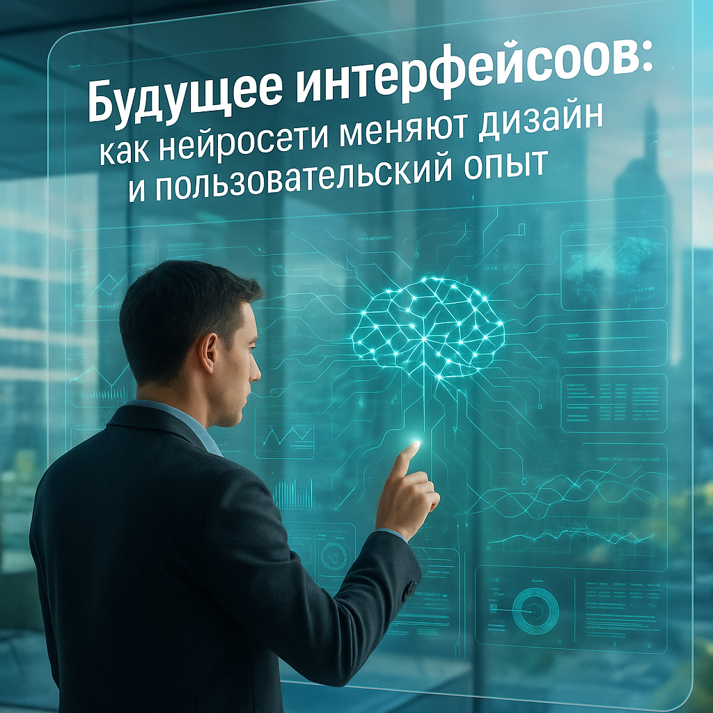 Будущее интерфейсов: как нейросети меняют дизайн и пользовательский опыт