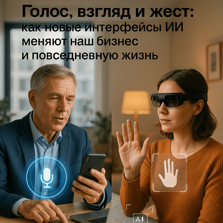Голос, взгляд и жест: как новые интерфейсы ИИ меняют наш бизнес и повседневную жизнь