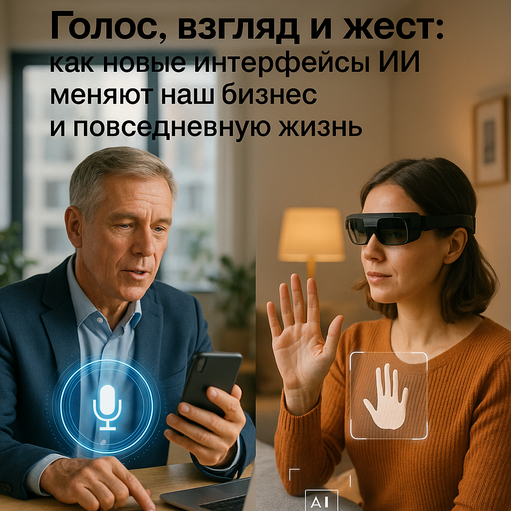 Голос, взгляд и жест: как новые интерфейсы ИИ меняют наш бизнес и повседневную жизнь