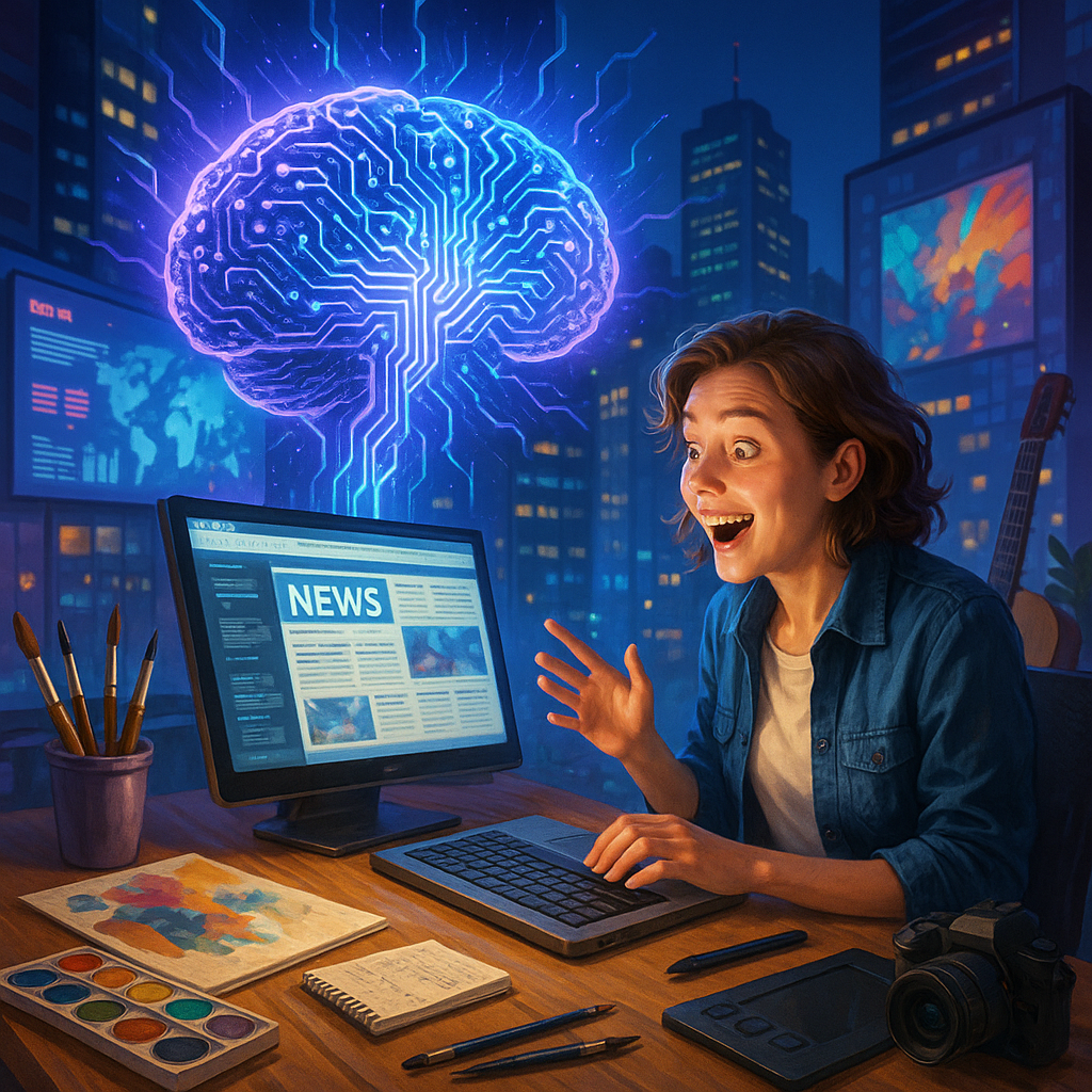 ИИ и медиа: Как новейшие технологии революционизируют журналистику и творчество в 2023 году