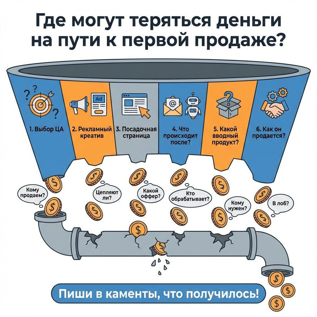 Как не потерять деньги на пути к первой продаже: 6 важных шагов для успеха в бизнесе