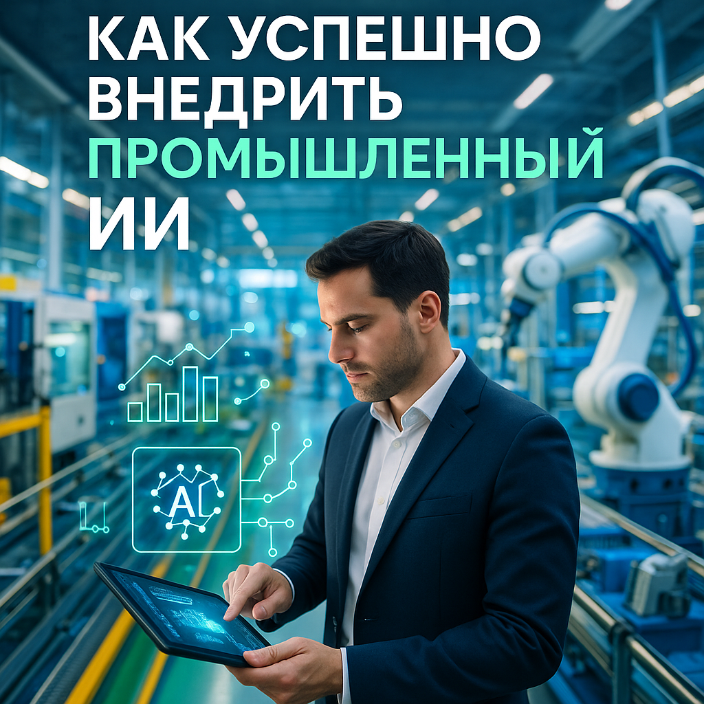 Как успешно внедрить промышленный ИИ: руководство для бизнеса от прототипа до масштабирования