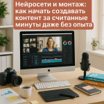 Нейросети и монтаж: как начать создавать контент за считанные минуты даже без опыта