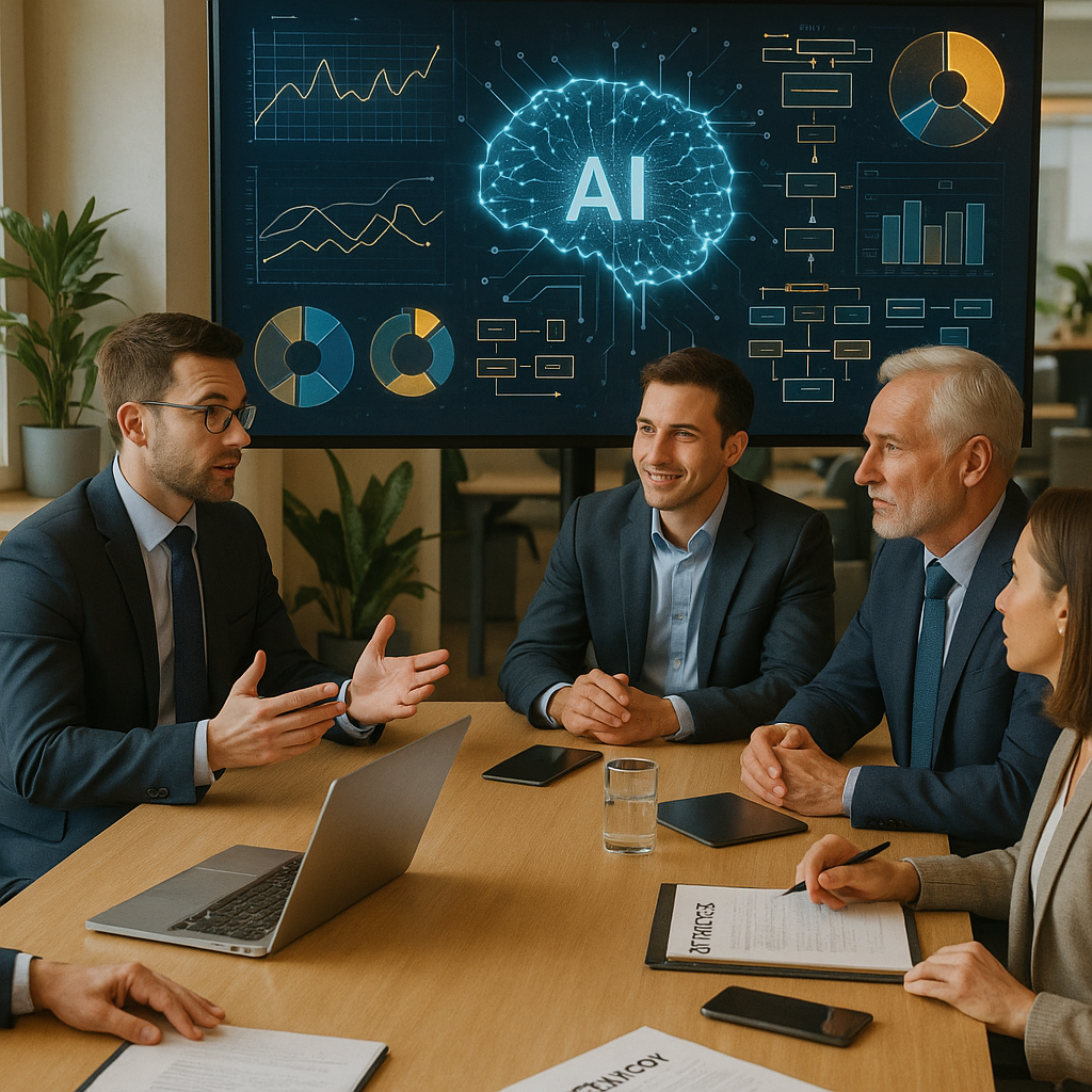 Внедрение ИИ в бизнес: 10 шагов к эффективной стратегии для роста и автоматизации процессов