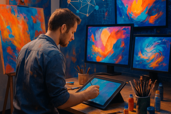 ИИ как ключ к творчеству: как алгоритмы вдохновляют художников и меняют мир искусства