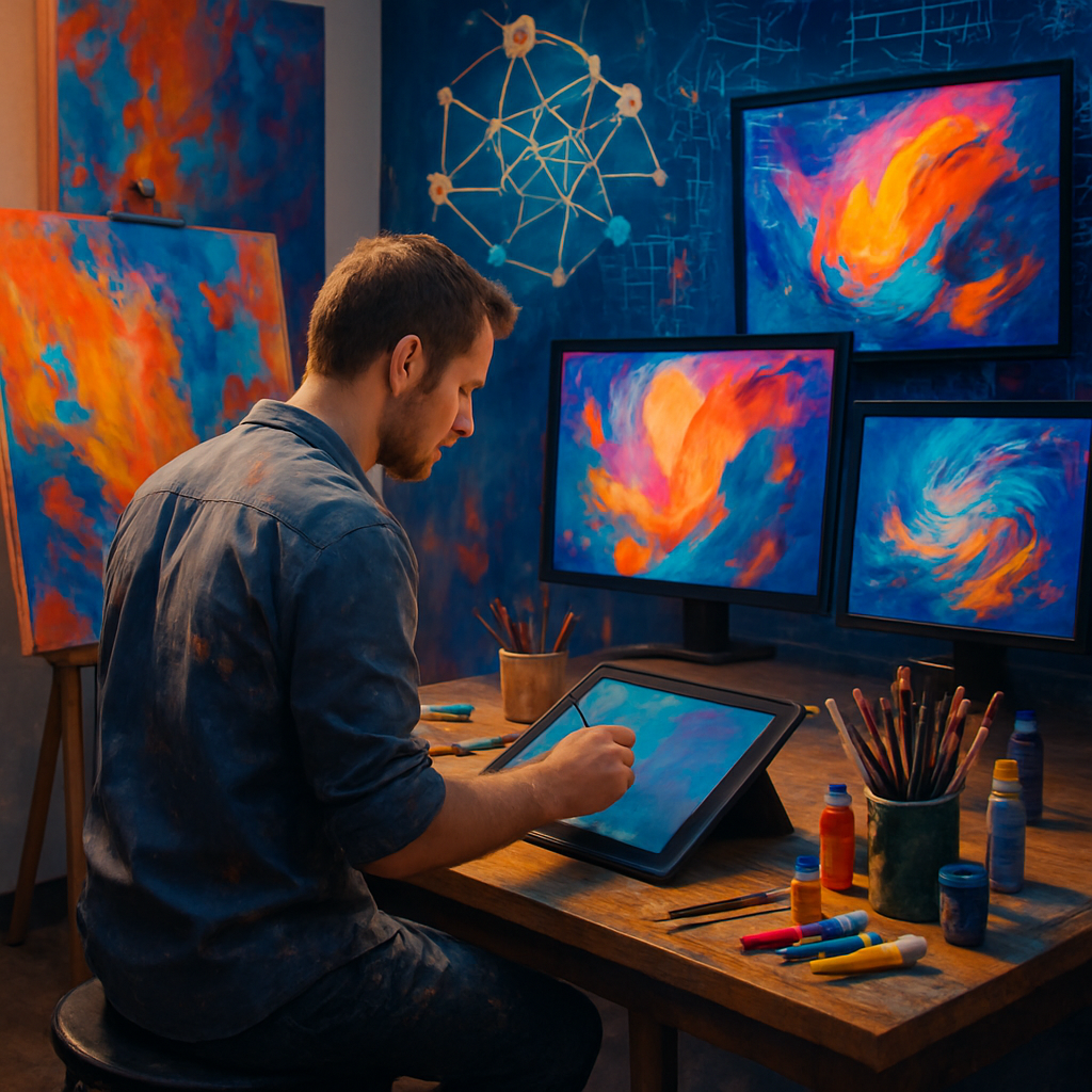 ИИ как ключ к творчеству: как алгоритмы вдохновляют художников и меняют мир искусства