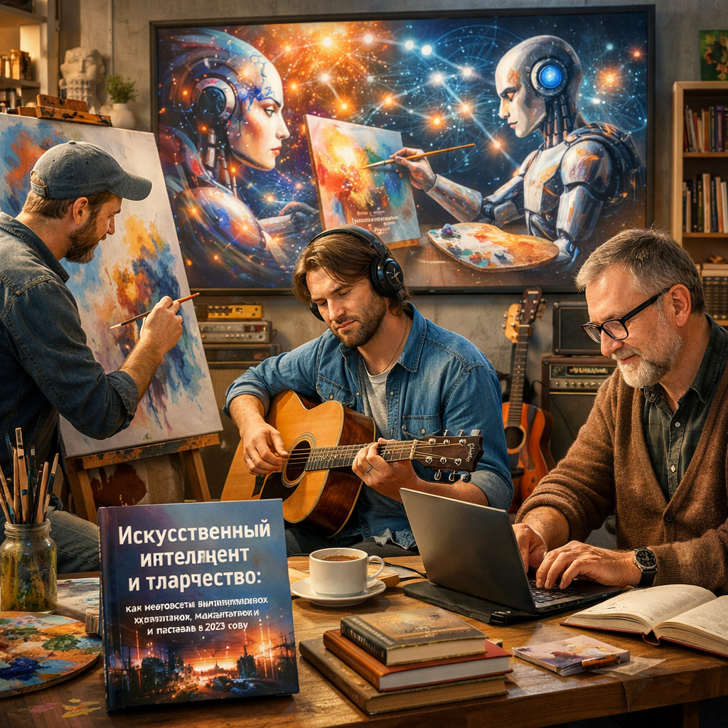 Искусственный интеллект и творчество: как нейросети вдохновляют художников, музыкантов и писателей в 2023 году
