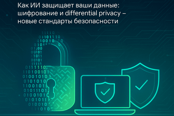 Как ИИ защищает ваши данные: шифрование и differential privacy – новые стандарты безопасности