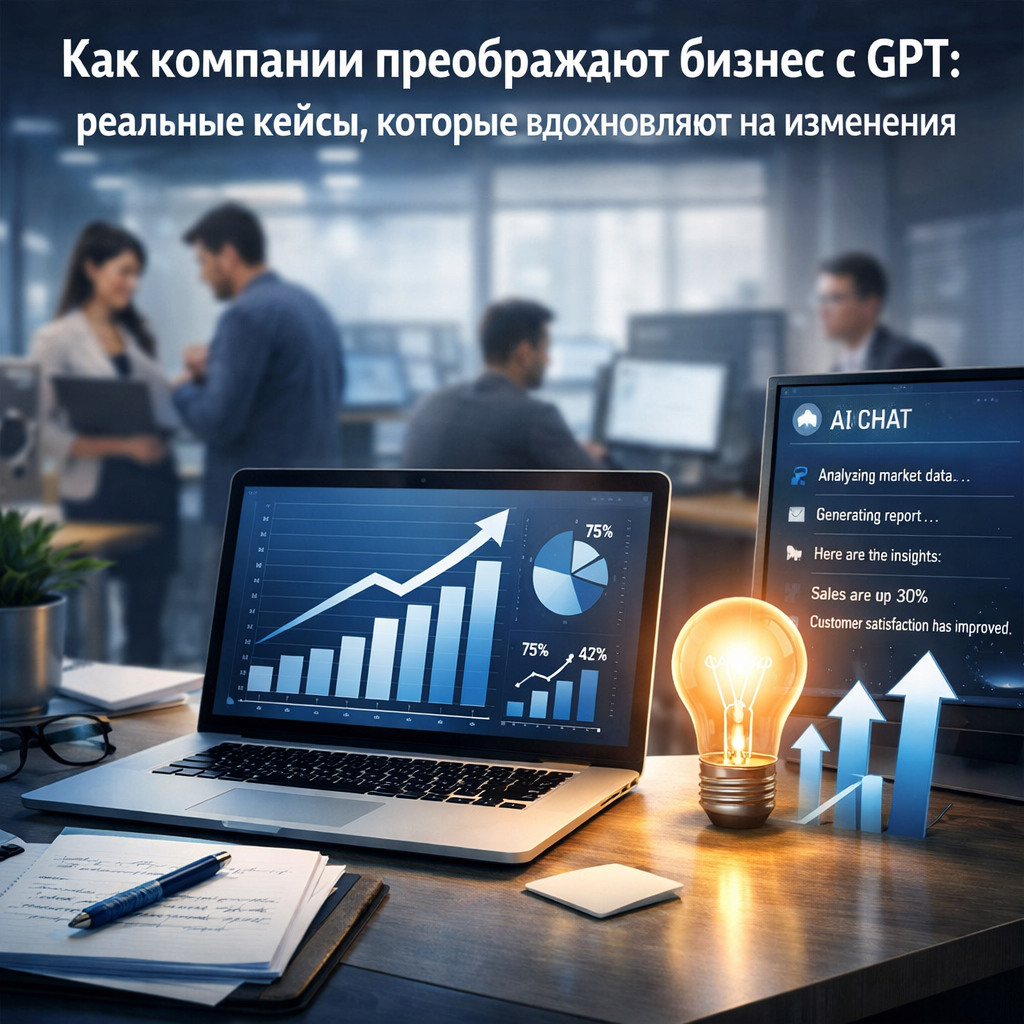 Как компании преображают бизнес с GPT: реальные кейсы, которые вдохновляют на изменения