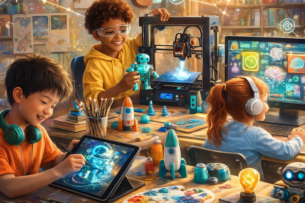 Нейросети и творчество: как современные технологии помогают детям развивать таланты и получать удовольствие от игр