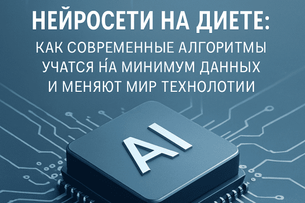 Нейросети на диете: как современные алгоритмы учатся на минимум данных и меняют мир технологий