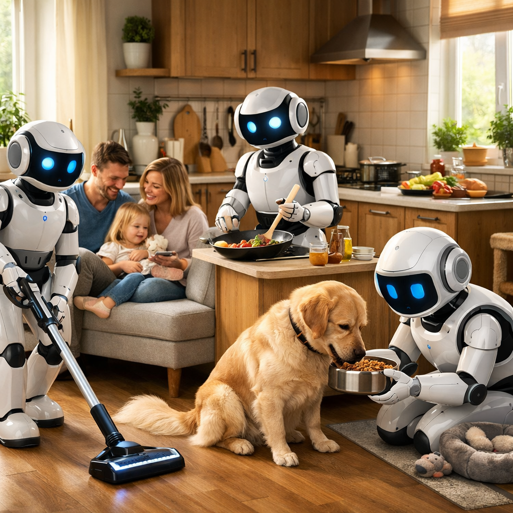 Роботы-помощники в вашем доме: откройте новый уровень комфорта и безопасности уже сегодня!