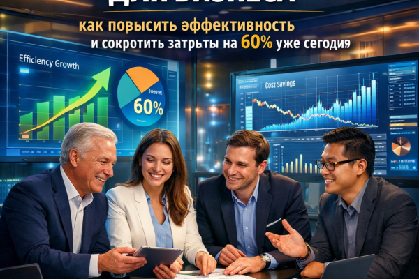 Агентство нейросетей для бизнеса: как повысить эффективность и сократить затраты на 60% уже сегодня